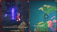 The third location of Rinzou's treasure on the map (Image via Genshin Impact)